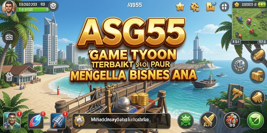 Tampilan gameplay ASG55 yang menarik dan penuh strategi Tycoon.