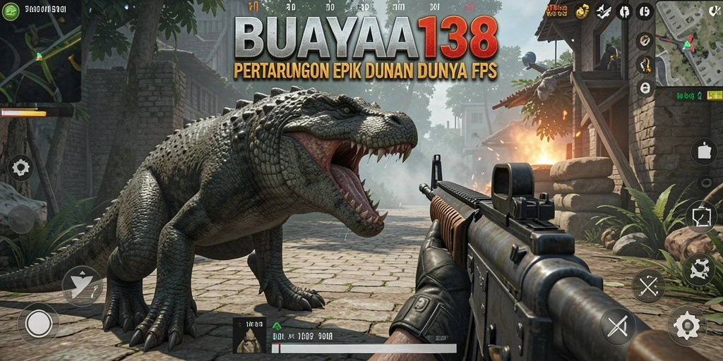 Tampilan gameplay menegangkan dan seru dalam game BUAYA138.