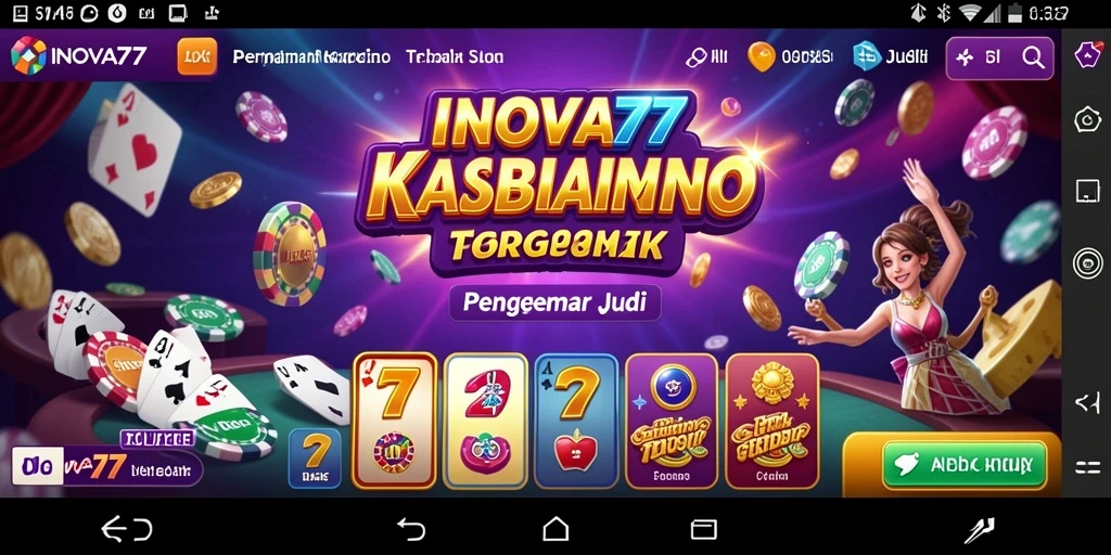 Screenshot gameplay <strong>INOVA77</strong> menunjukkan pengalaman kasino yang nyata dan mendebarkan.