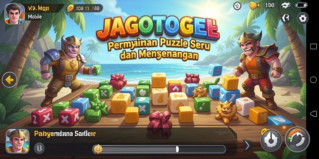 Tampilan menarik JAGOTOGEL dengan gameplay puzzle yang mengasyikkan.