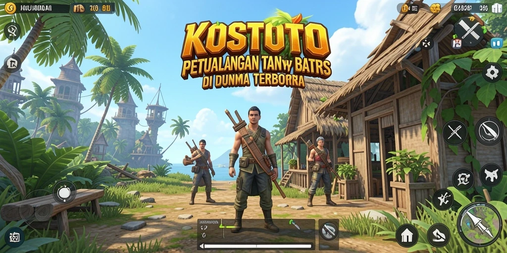 Gameplay menarik dalam dunia terbuka KOSTOTO.