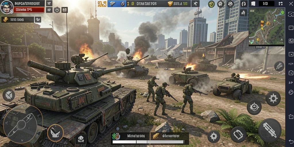 Tampilan gameplay MPO76 yang penuh aksi dan strategis.