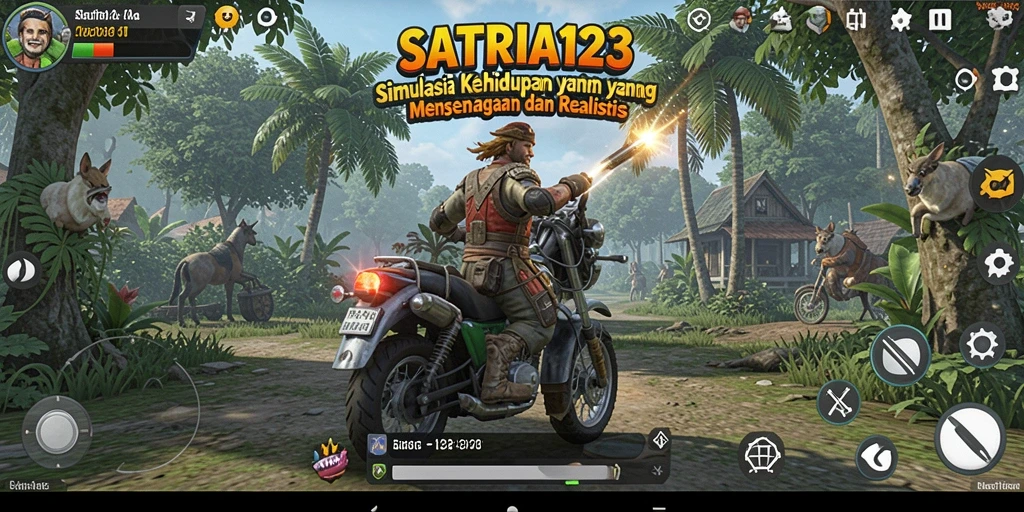Tangkapan layar menampilkan gameplay simulasi yang mendalam dan menarik.