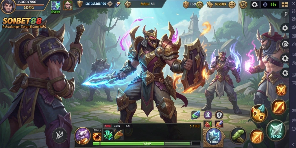 Tampilan gameplay yang memukau dan mengesankan di SOBET88.