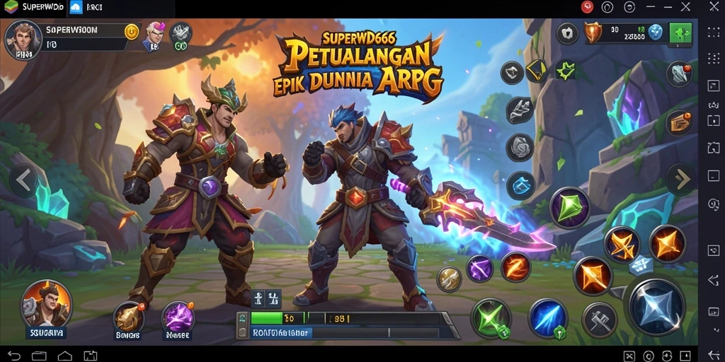 Gameplay <strong>SUPERWD666</strong> yang seru dengan grafis memukau.