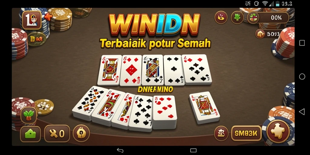 Screenshot gameplay seru dari WINIDN, tunjukkan aksi Domino.