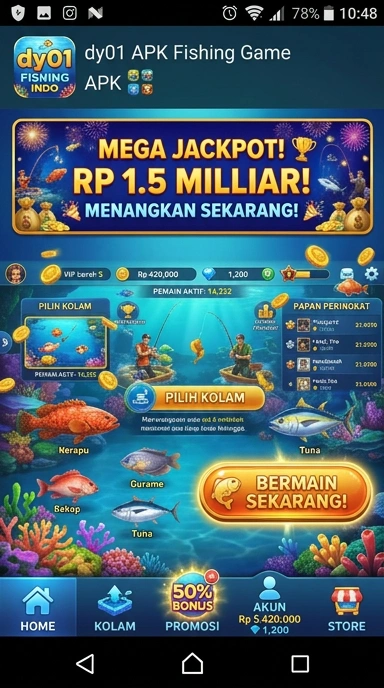 Proses unduh aplikasi di dy01 yang cepat dan efisien.